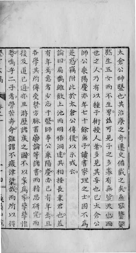 医官玄稿  卷1  终